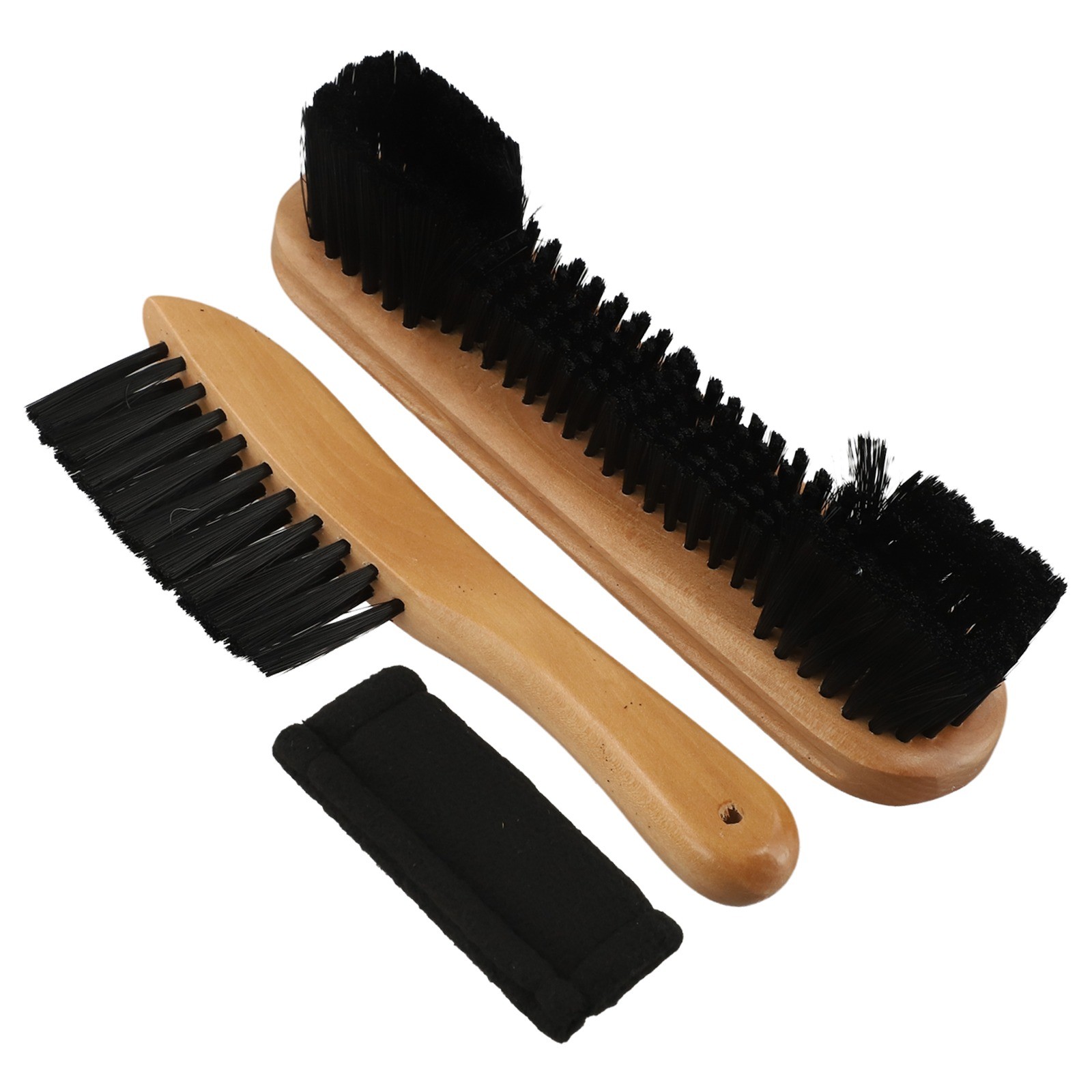 Professional Grade Pool Table Cleaner Set Including Wood Brushes and Cloths