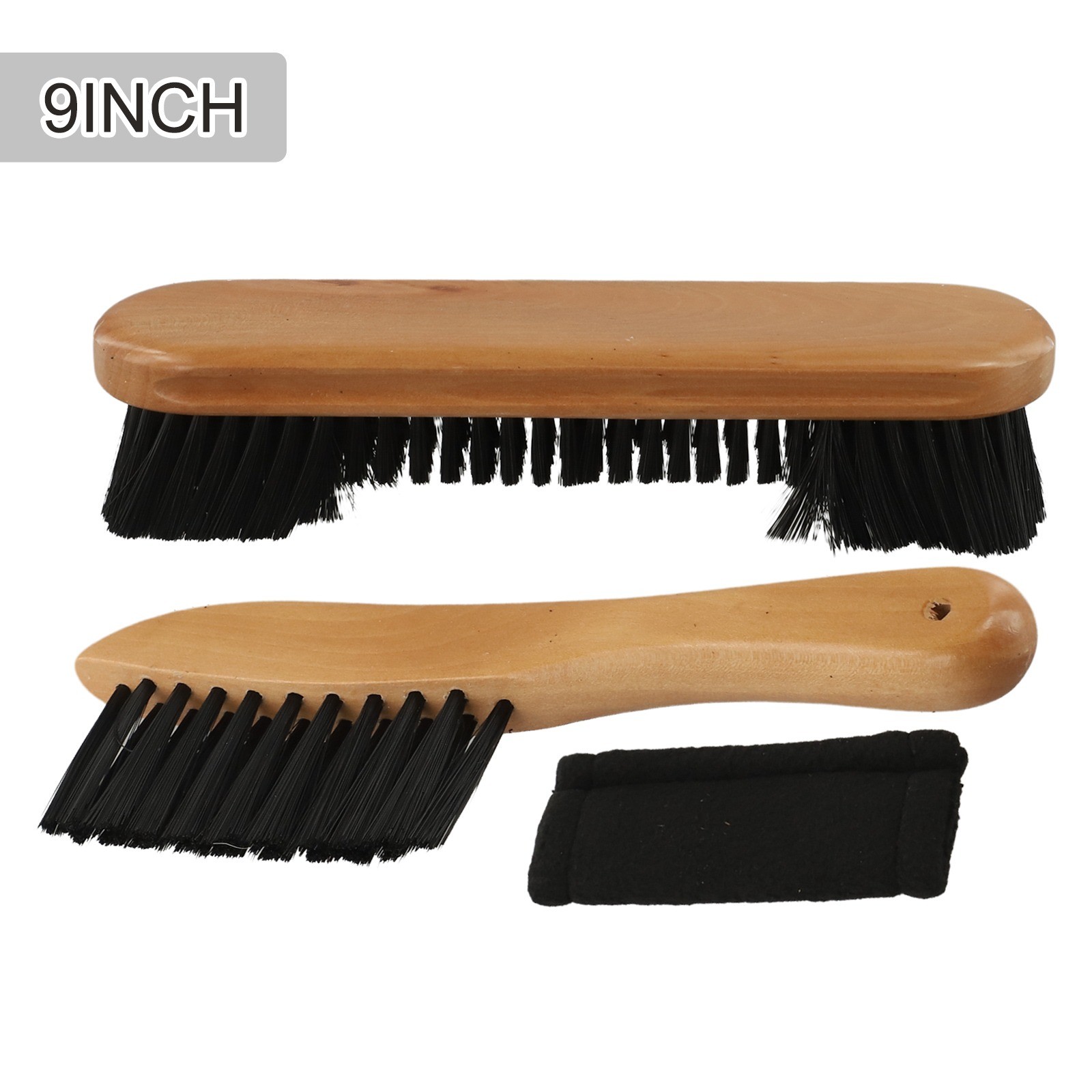 Professional Grade Pool Table Cleaner Set Including Wood Brushes and Cloths