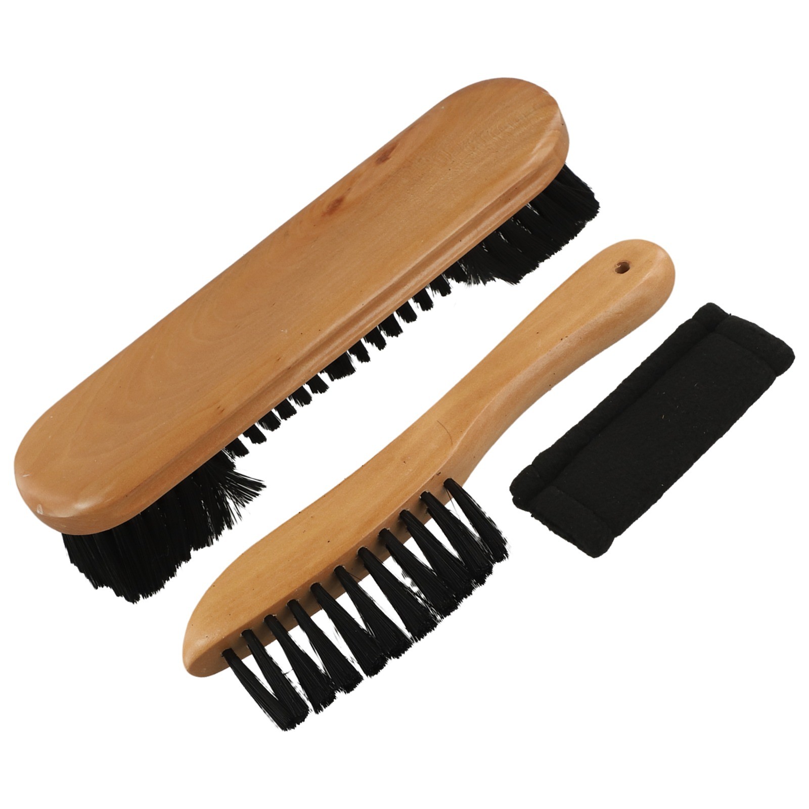 Professional Grade Pool Table Cleaner Set Including Wood Brushes and Cloths