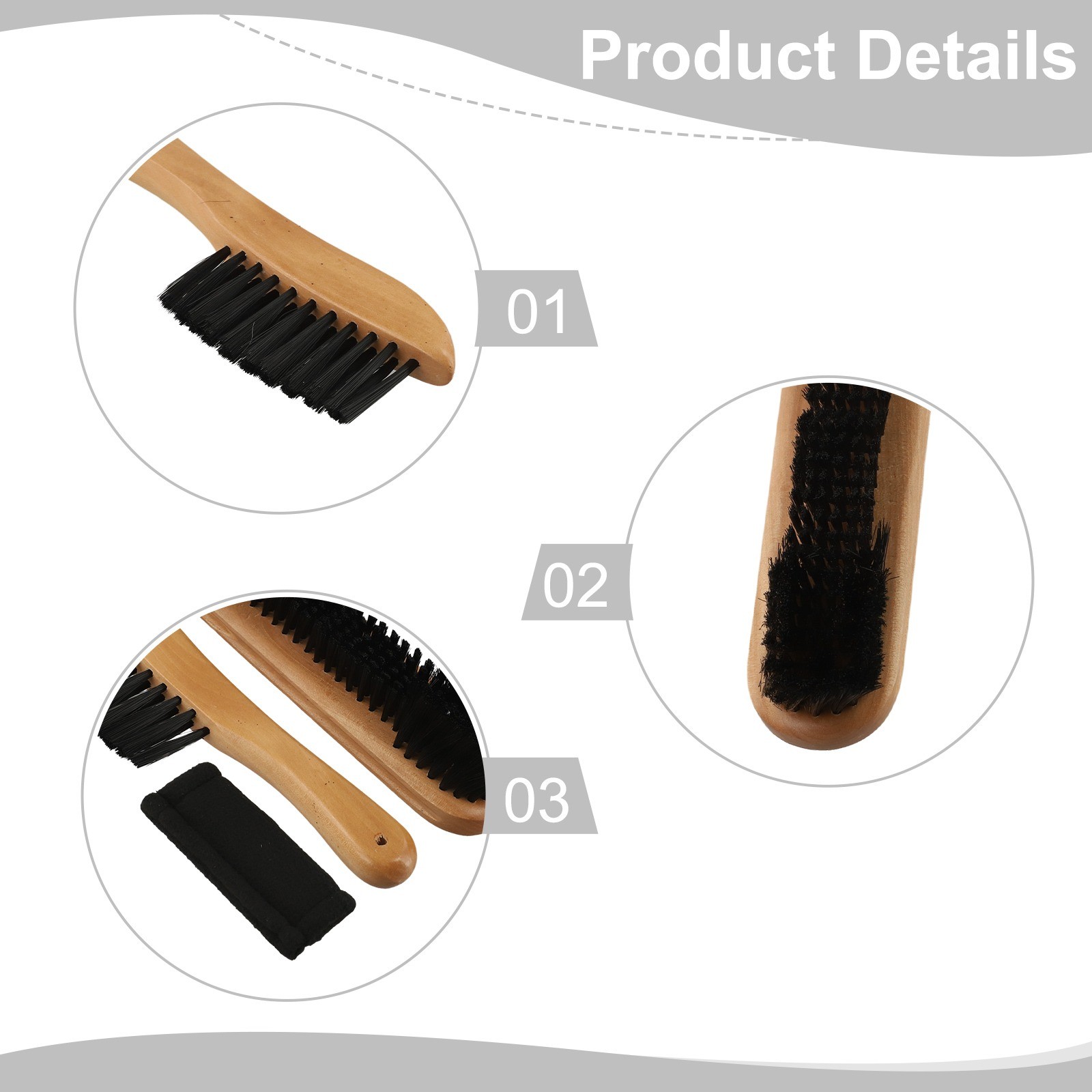 Professional Grade Pool Table Cleaner Set Including Wood Brushes and Cloths