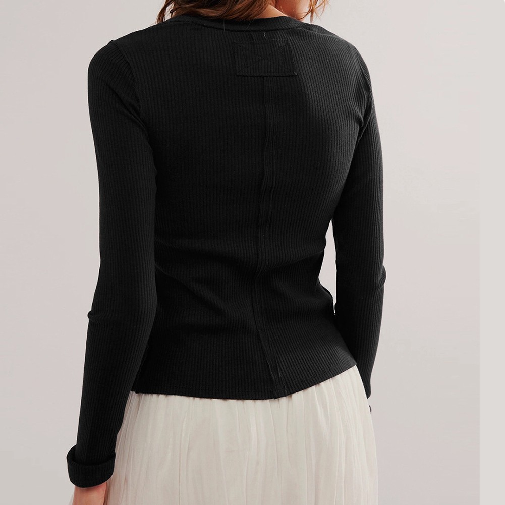 Breezy and Stylish Women's Solid Color Ribbed Cardigans for Spring Wear - Picture 14 of 28
