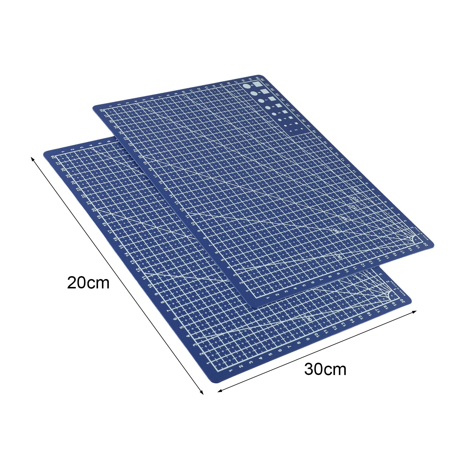 Rotary Cutting Mats for Quilting 2PCS Lightweight Design for A4 A5 Projects