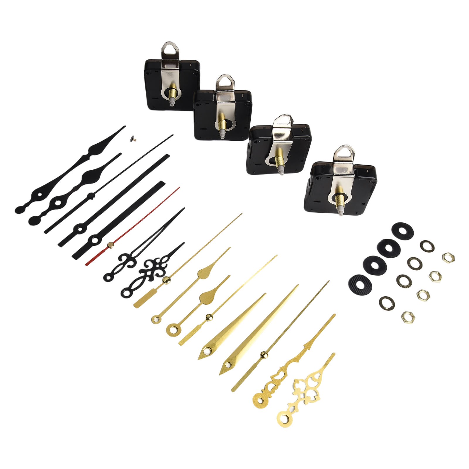 Create Unique Clocks with this 4PCS Movement Set and Metal Hand Options