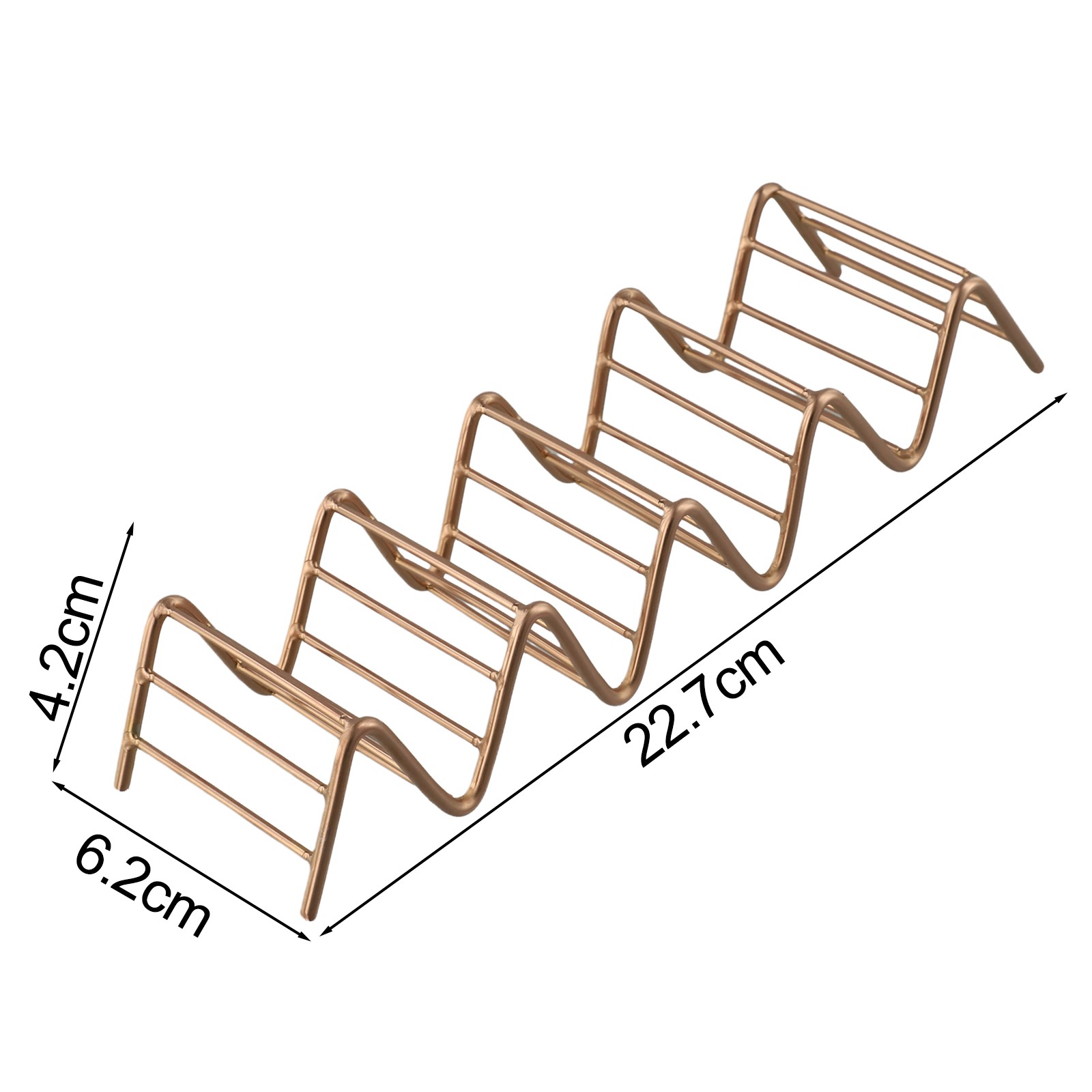 Stainless Steel Taco Rack with Unique Design Great for Food Presentation