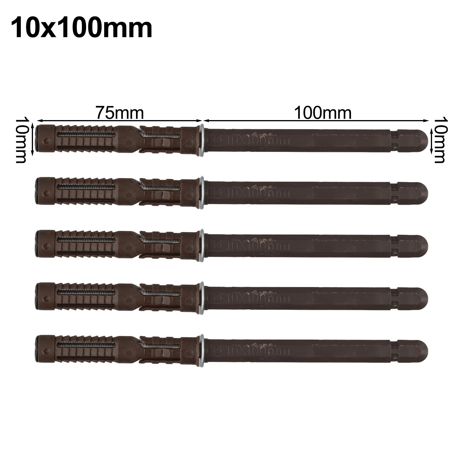 Invisible Shelf Partitioning System with Robust Load Capacity Pack of 5