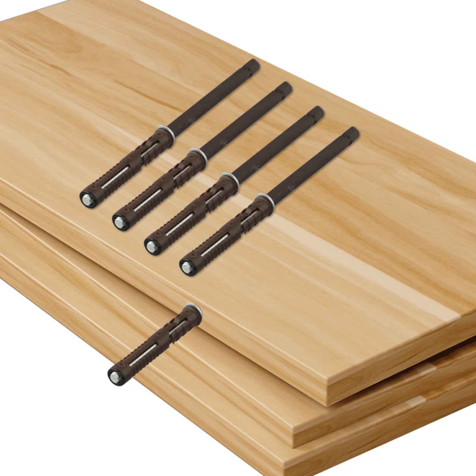 Invisible Shelf Partitioning System with Robust Load Capacity Pack of 5