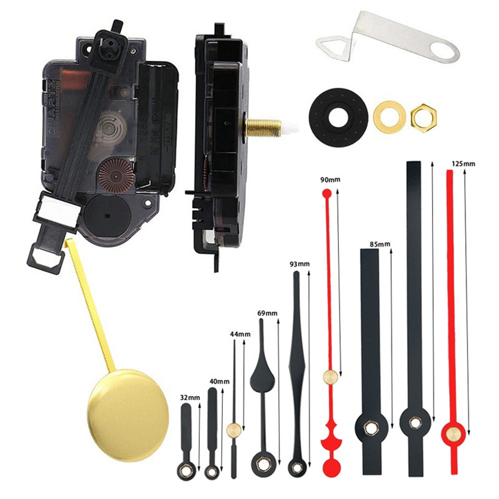 Set Ricambio Meccanismo Orologio a Pendolo Personalizzabile per Orologi da Paret - Picture 39 of 41