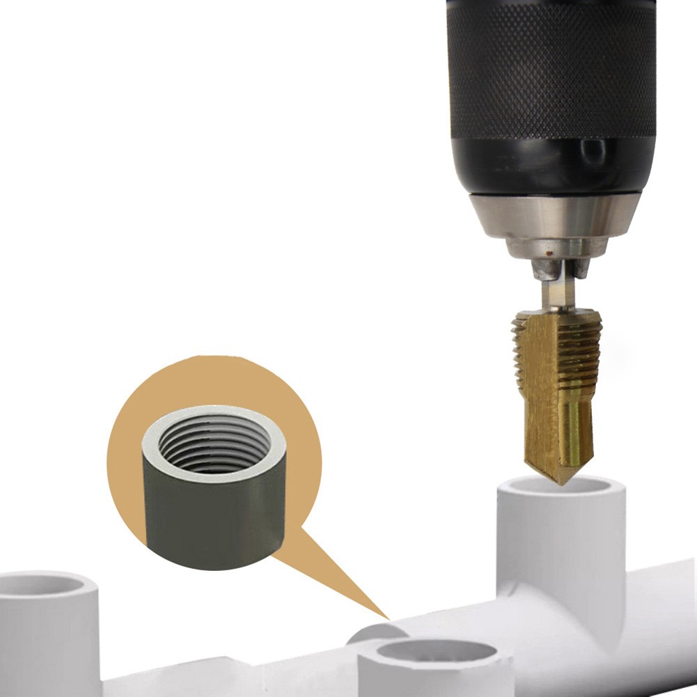 Robust Pipe Threading Kit with Convenient Buckle Design for Electric Drills - Picture 23 of 48