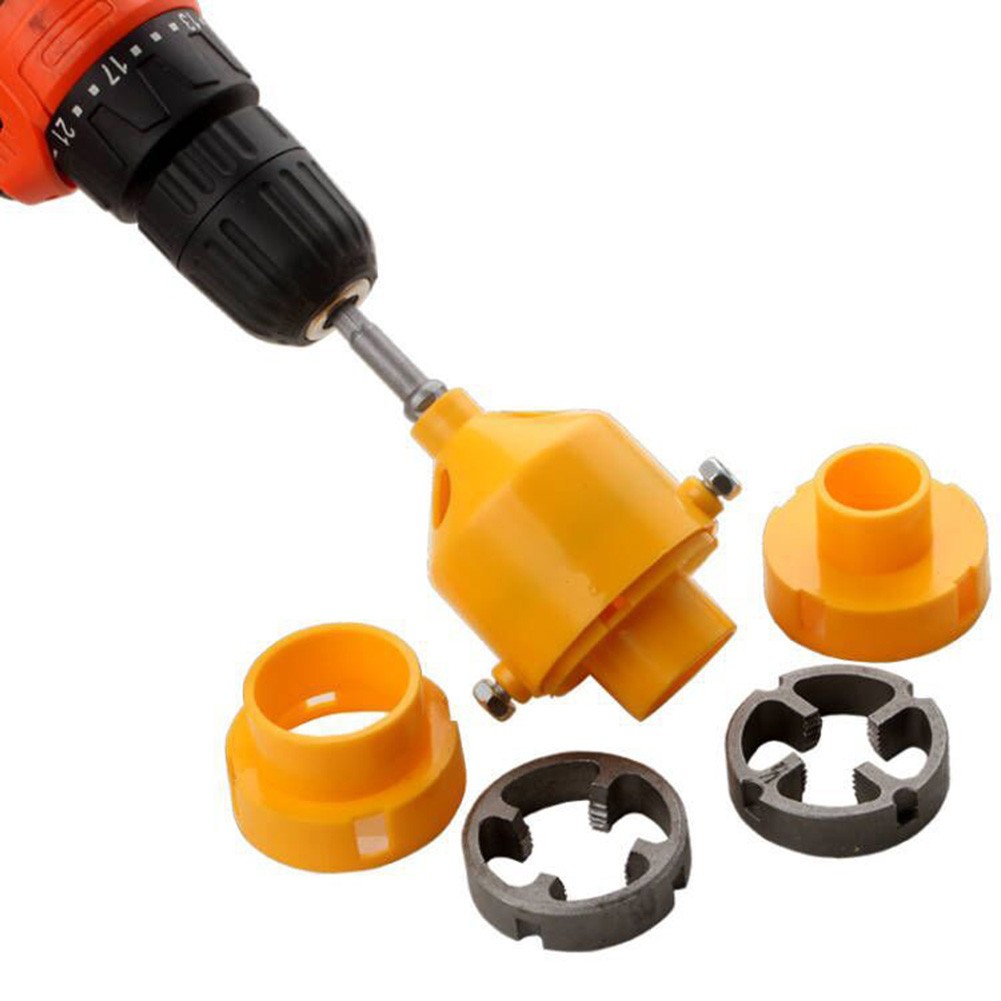 Robust Pipe Threading Kit with Convenient Buckle Design for Electric Drills - Picture 15 of 48