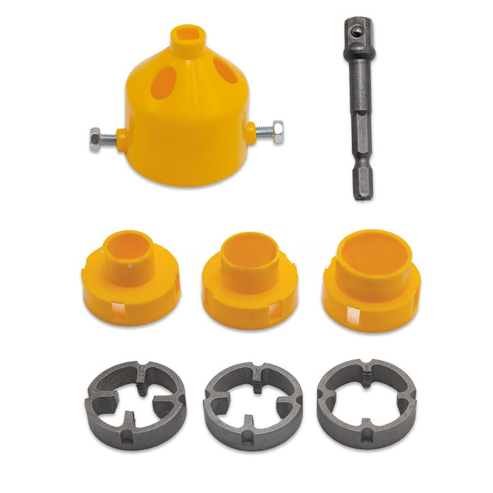 Robust Pipe Threading Kit with Convenient Buckle Design for Electric Drills - Picture 16 of 48