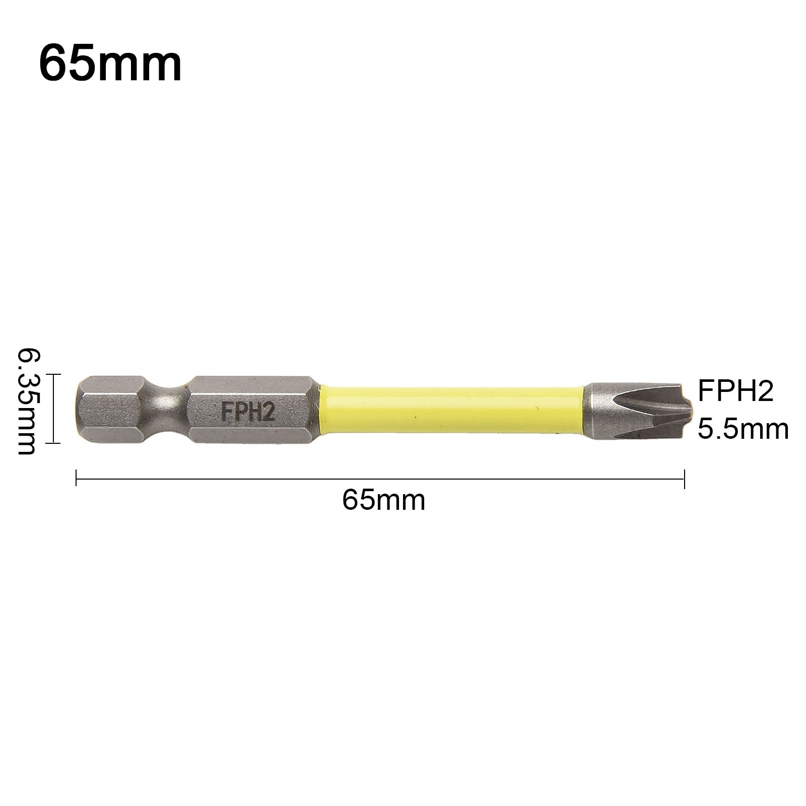 Juego de brocas de destornillador magnético multiusos FPH2 S 2 aleación de acero 65 110 150 mm - Imagen 25 de 111