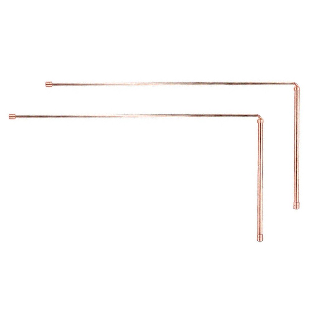 2pcs 100% Copper Dowsing Rods - Standard & Custom Sizes - Handmade Divination Rod With Copper Handles - View #12