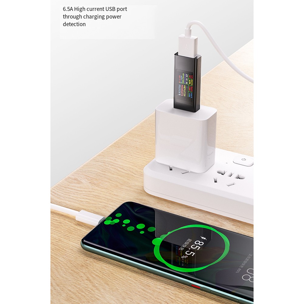 KWSMX23 USB Charging Monitor with Dynamic Data Display and Stylish ...