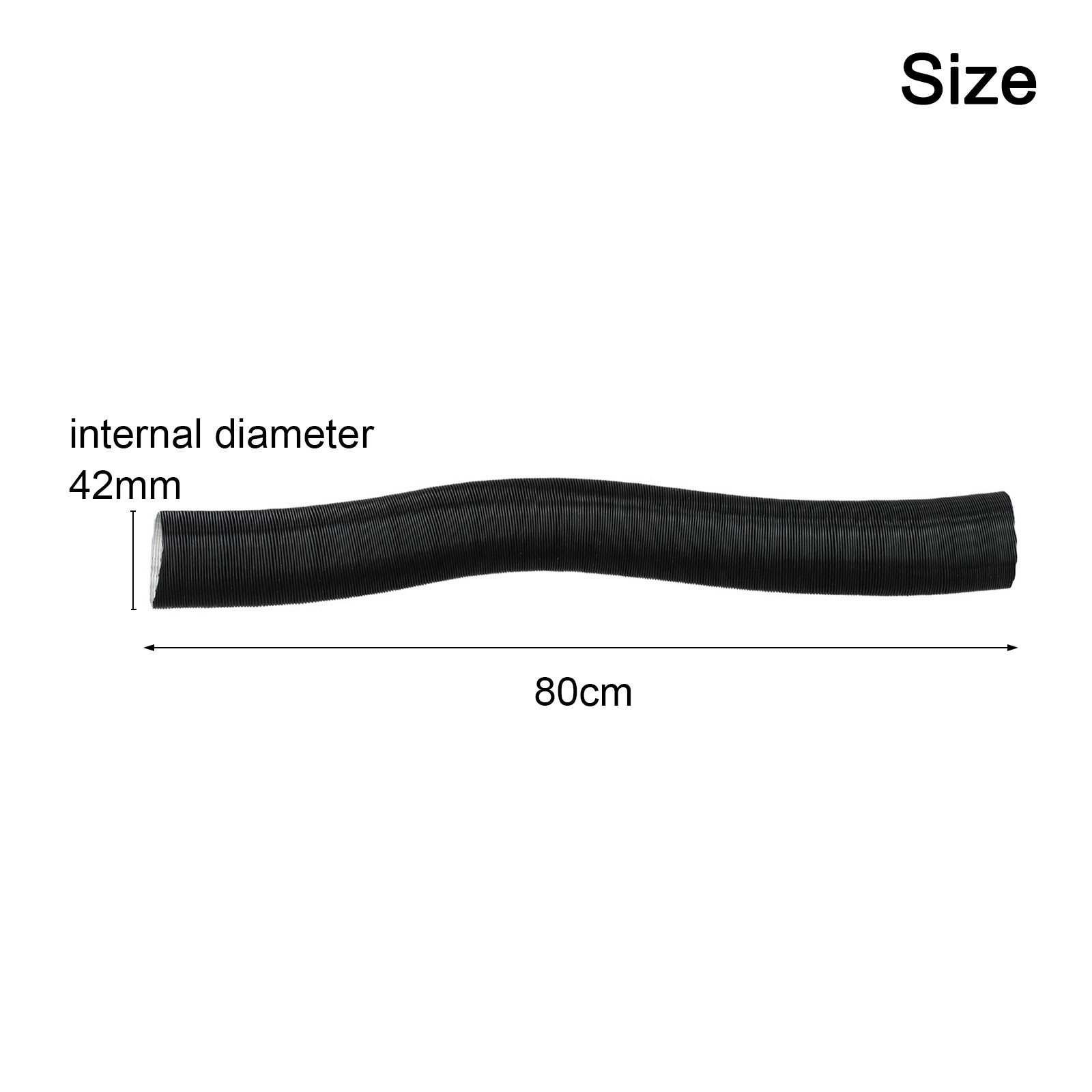 Shockproof 42 mm Heating Duct Hose for Reliable Vehicle Heating Solutions