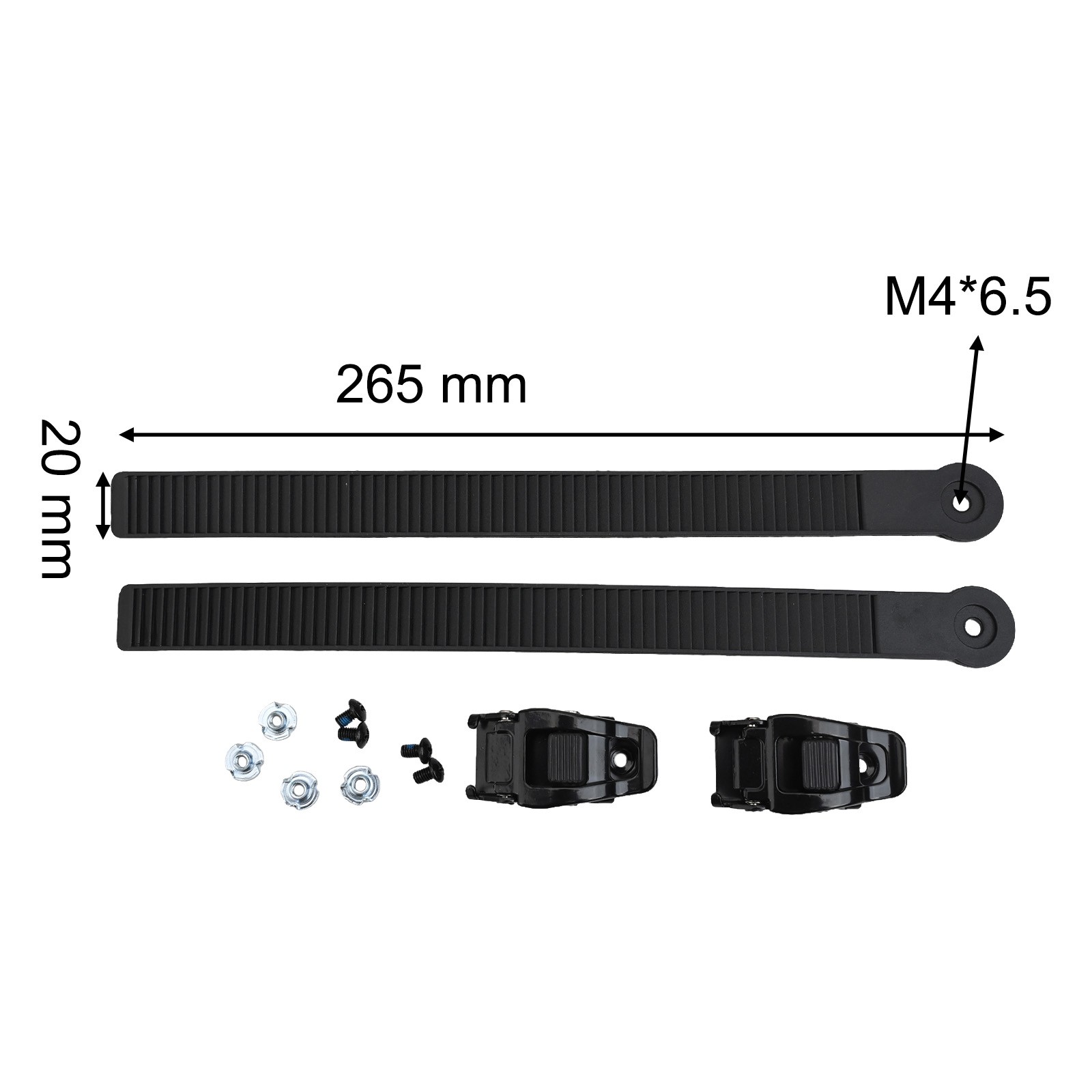 Nylon Strap Bindings Made to Last For Your For Snowboard & Roller Gear - Bild 14 von 36