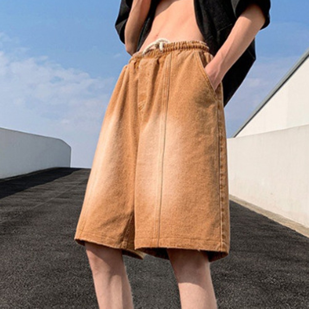 Schlanke und stilvolle Vintage Fünf-Punkt-Jeans-Shorts für warmes Wetter für - Bild 16 von 47