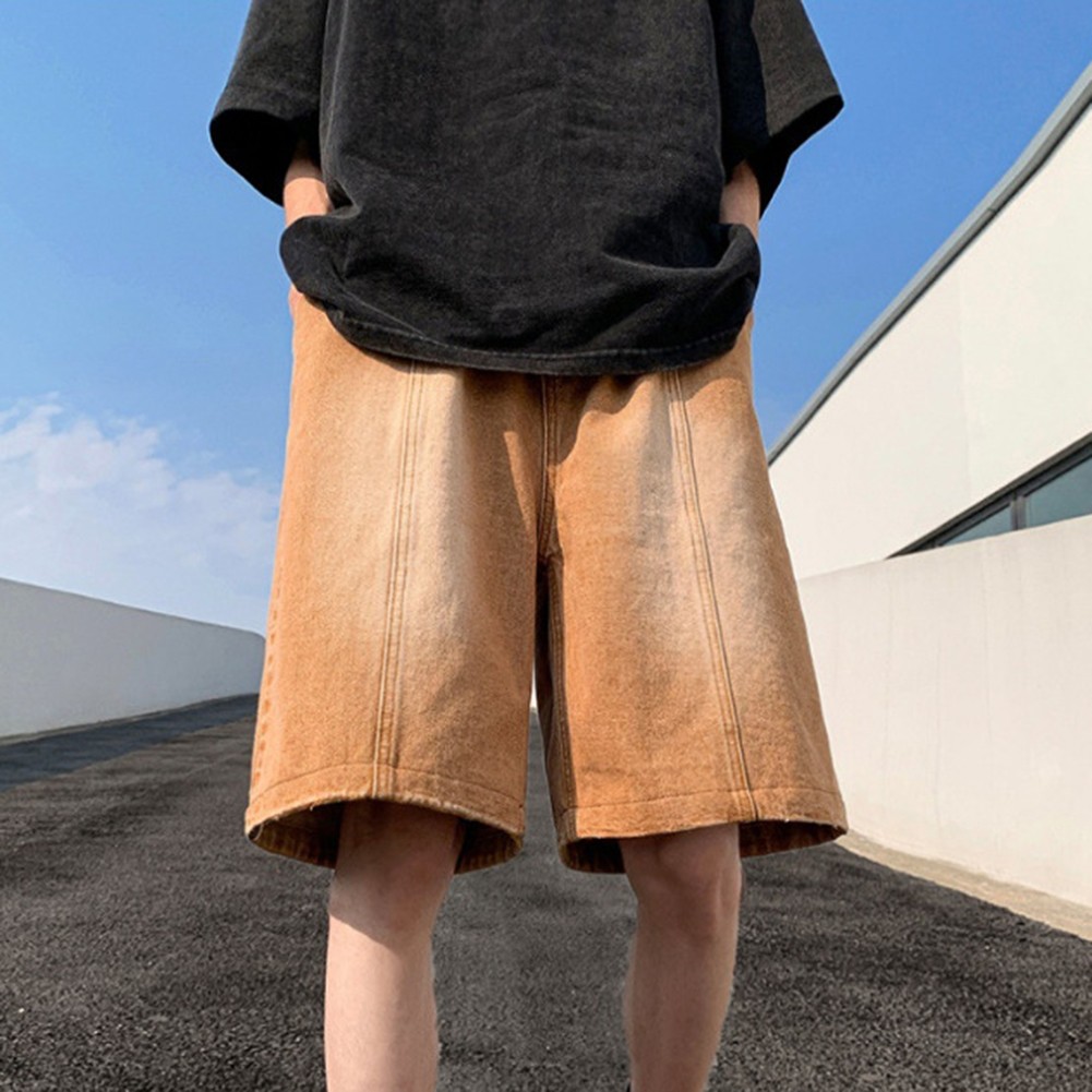 Schlanke und stilvolle Vintage Fünf-Punkt-Jeans-Shorts für warmes Wetter für - Bild 13 von 47
