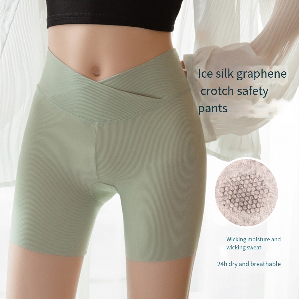 Summer Leisure Women's Large Size Ice Silk Leggings with Unique Design - Picture 28 of 60