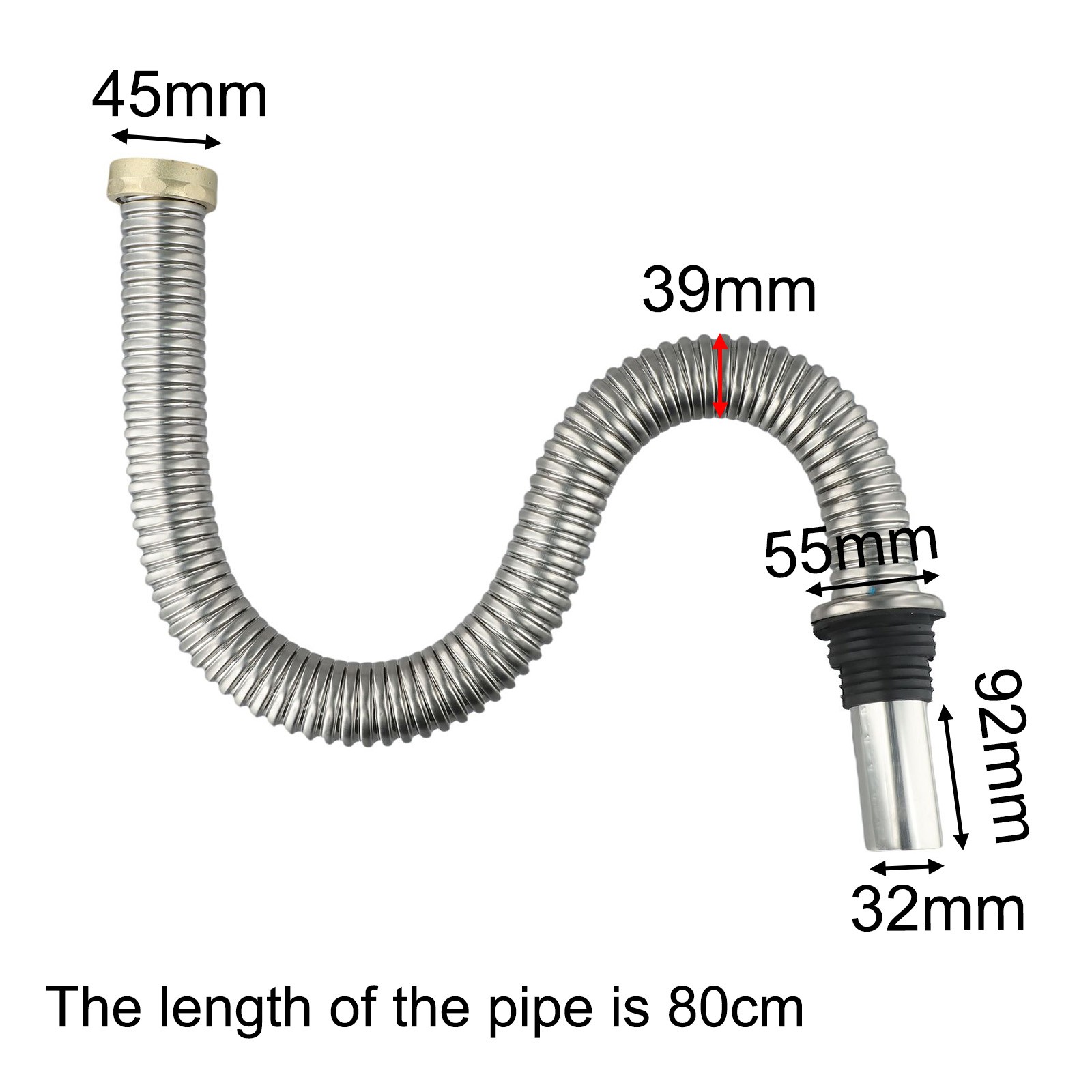 Premium Edelstahl Küchenspüle Abflussrohr für langlebige Leistung - Bild 30 von 49