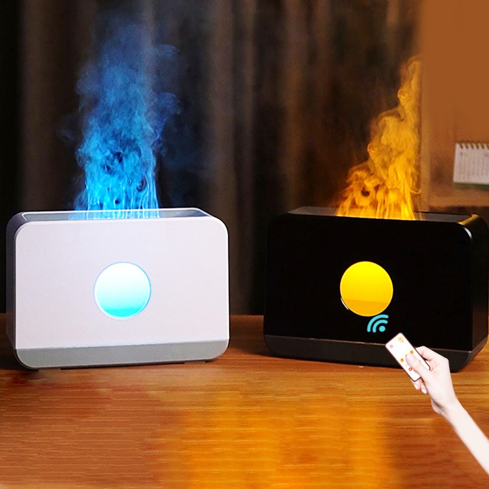 Whisper Quiet Aroma Diffuser with Dynamic Flames and Convenient Remote Use - Picture 16 of 27