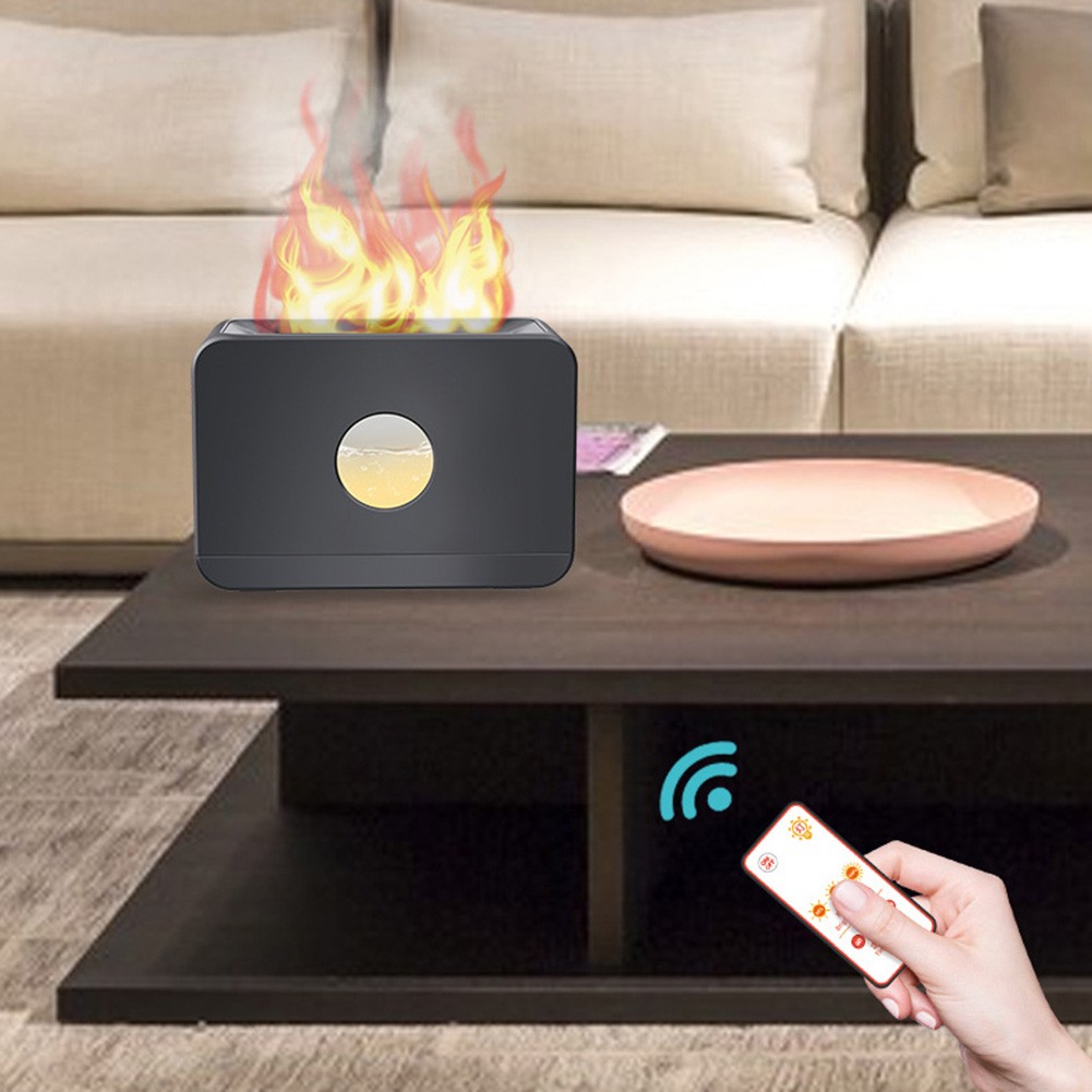 Whisper Quiet Aroma Diffuser with Dynamic Flames and Convenient Remote Use - Picture 19 of 27