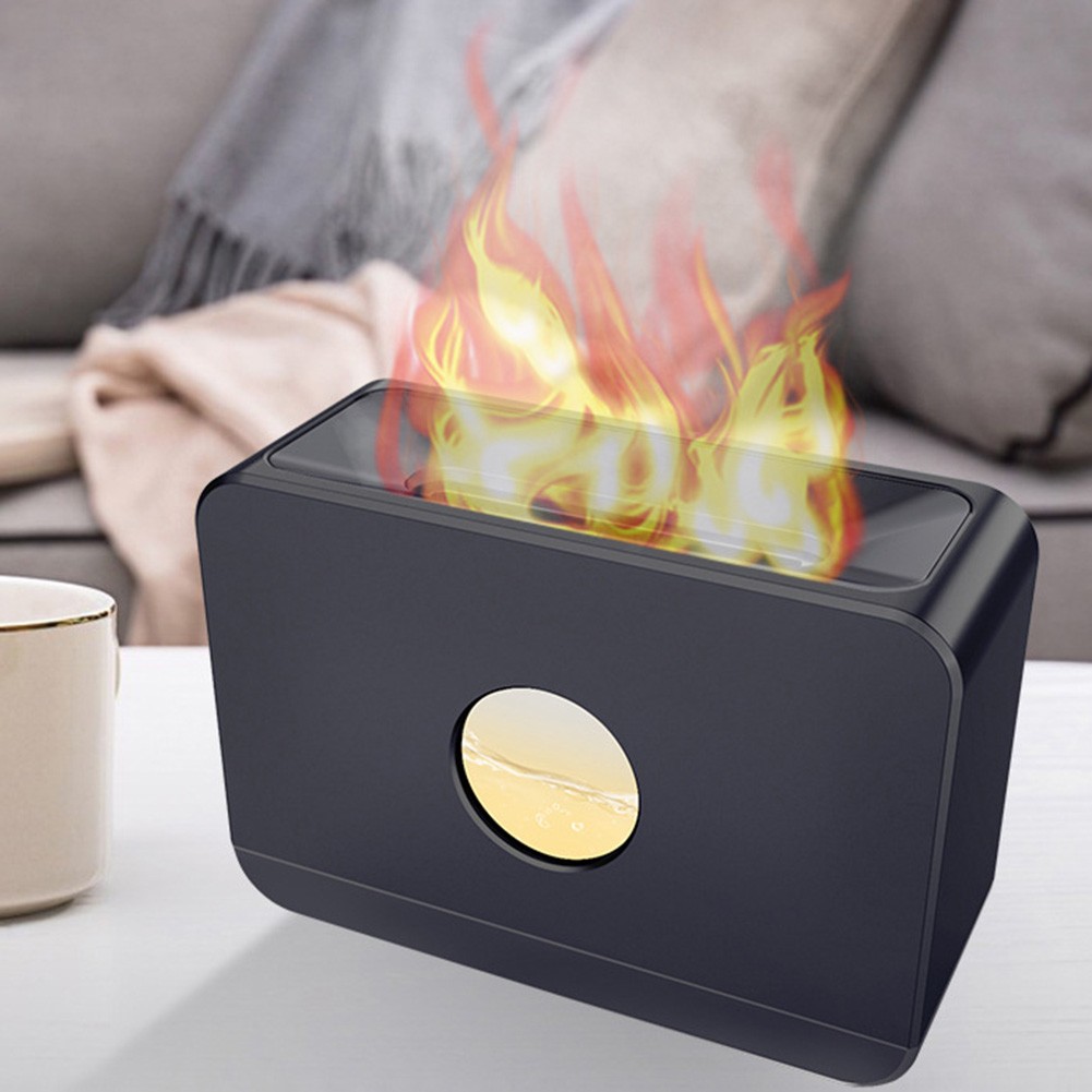 Whisper Quiet Aroma Diffuser with Dynamic Flames and Convenient Remote Use - Picture 15 of 27