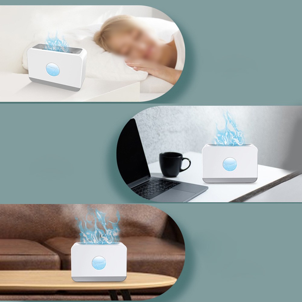 Whisper Quiet Aroma Diffuser with Dynamic Flames and Convenient Remote Use - Picture 21 of 27