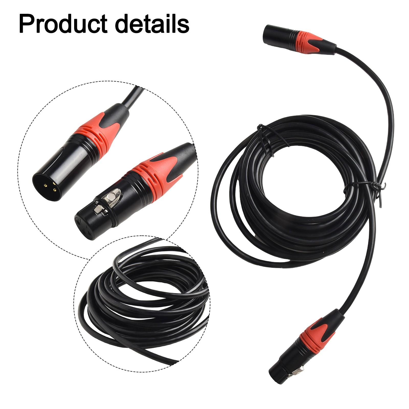 Cable d'extension XLR de qualit�� professionnelle id��al pour connecter des p�� - Photo 26 sur 28