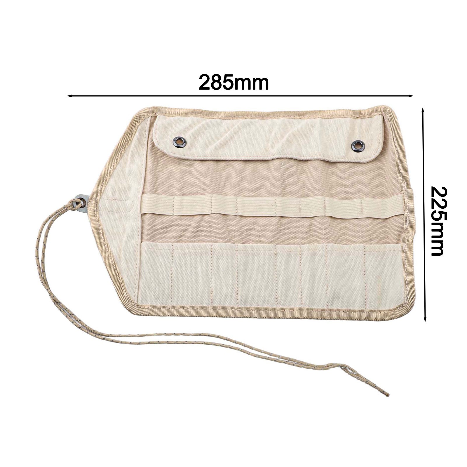 Schlanke Design Canvas Utensilientasche ideal für Camping oder Zuhause Esseinri - Bild 18 von 27