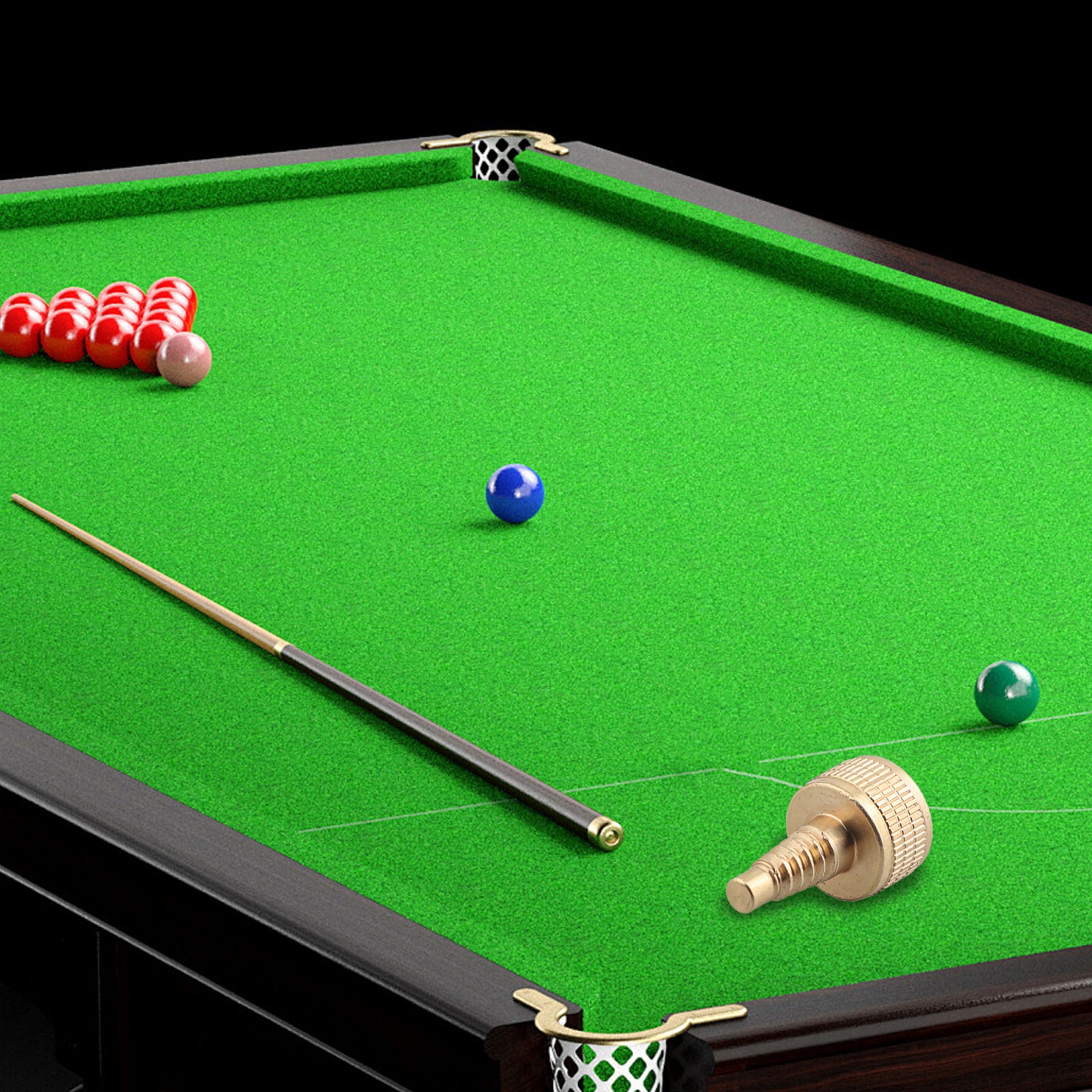 Brass Pool Cue Extension Screw Securely Connect Your Billiard Cue Tips