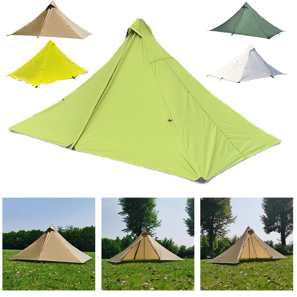 Hiking Friendly Lightweight Pyramid Camping Tent with Water Protection - Bild 15 von 37
