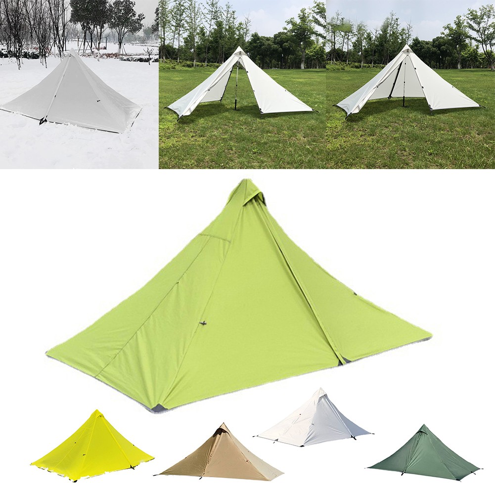 Hiking Friendly Lightweight Pyramid Camping Tent with Water Protection - Bild 16 von 37