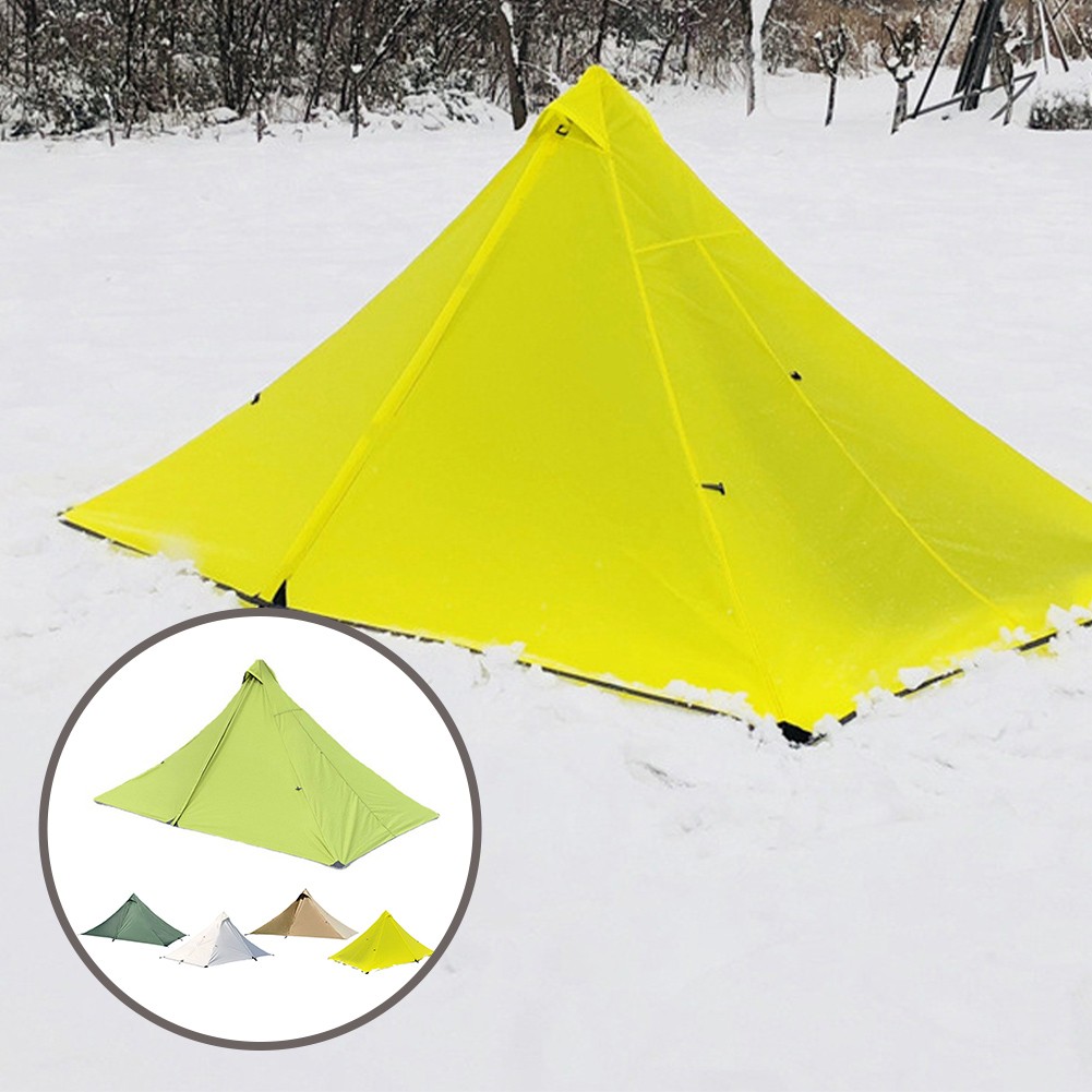 Hiking Friendly Lightweight Pyramid Camping Tent with Water Protection - Bild 17 von 37