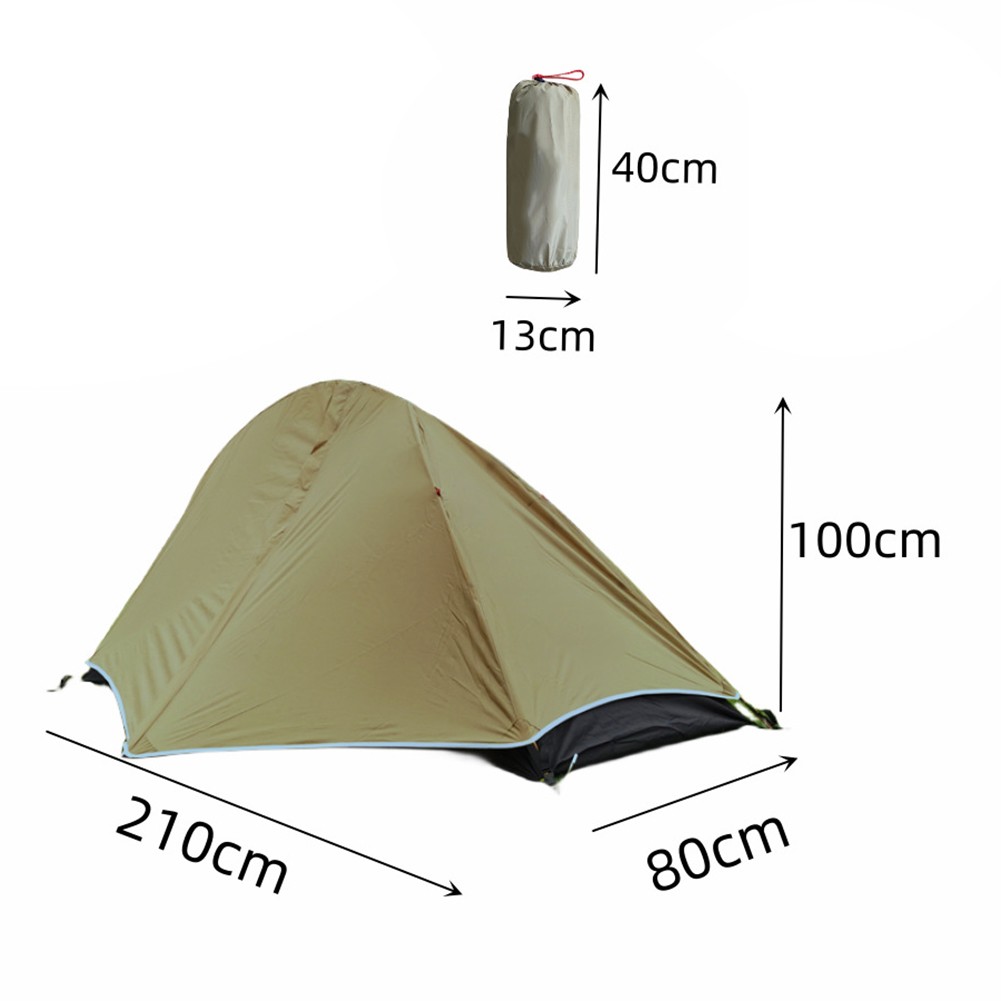 Tent for Hiking Adventures Lightweight Construction with Solid Support - Picture 14 of 33