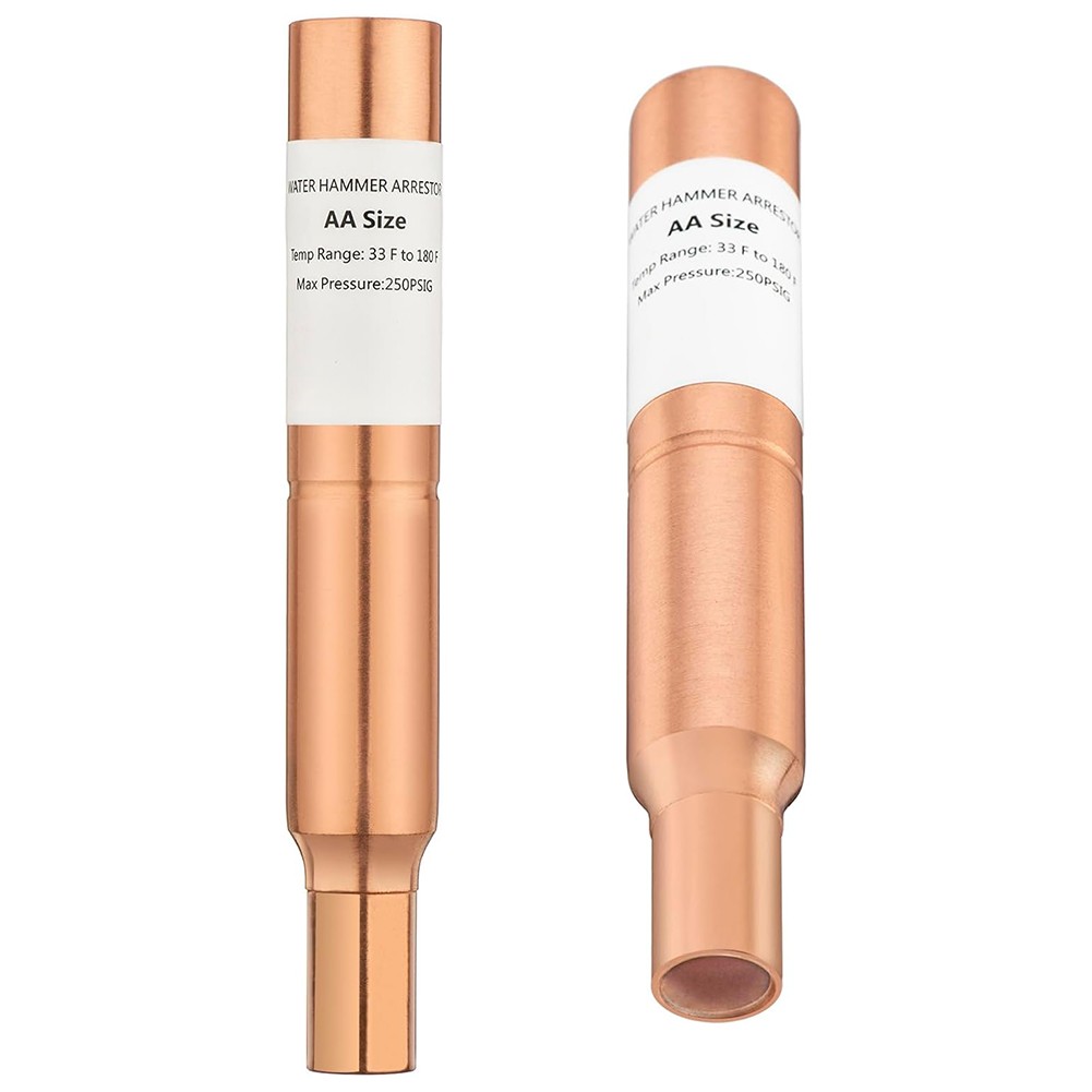 1/2 Inch Water Hammer Arrestor with Copper Connection for Quiet For Pipes