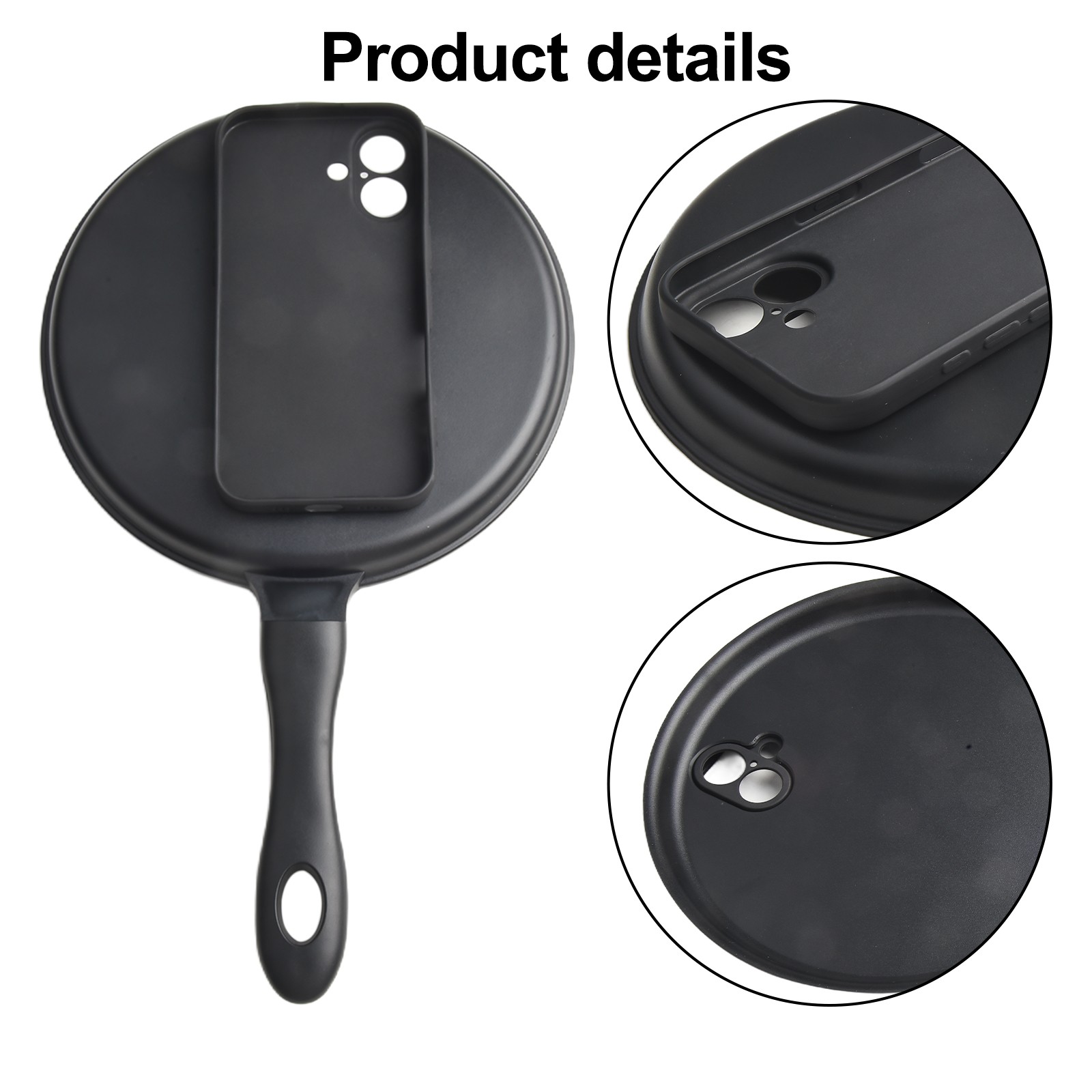 For iPhone 16 Pro Max Protective Case with Unique Frying Pan Design in For TPU - Picture 17 of 24