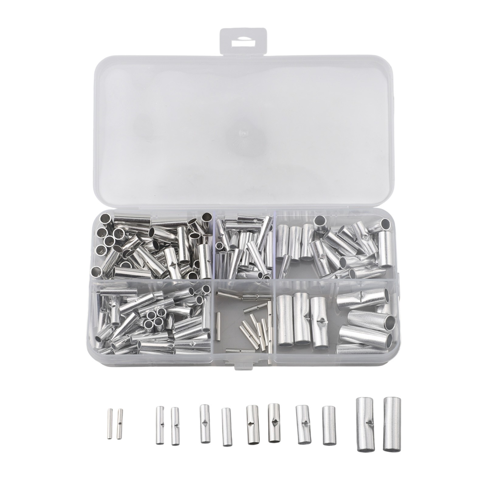 Sufficient Supply of Non Insulated Butt Connectors 200pcs Package Deal