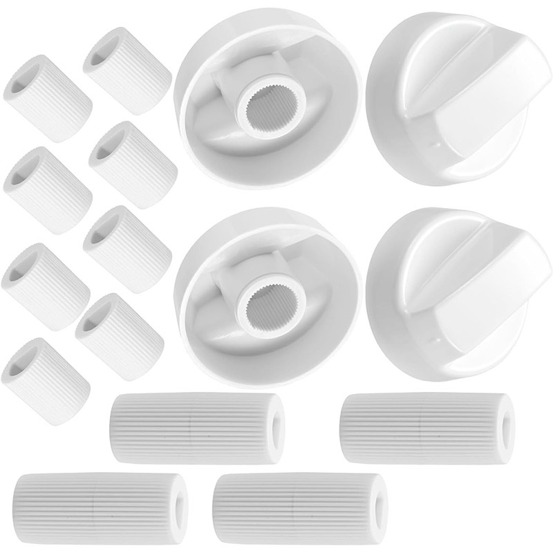 For Stove Replacement Knobs 4 Knobs and 12 Adapters for Effortless Installation - Picture 16 of 16