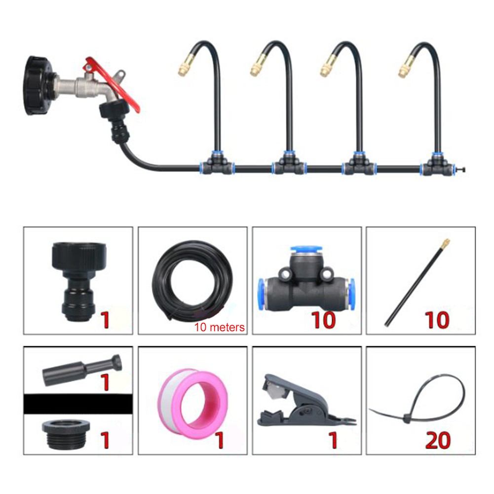 Integrated Misting Sprinkler System for Easy Garden Irrigation and Cooling - Picture 26 of 40
