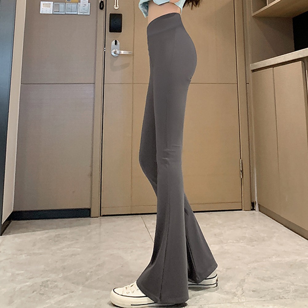 Pantalon de yoga évasé à la achats mode pour femme avec taille haute pour sorties décontractées