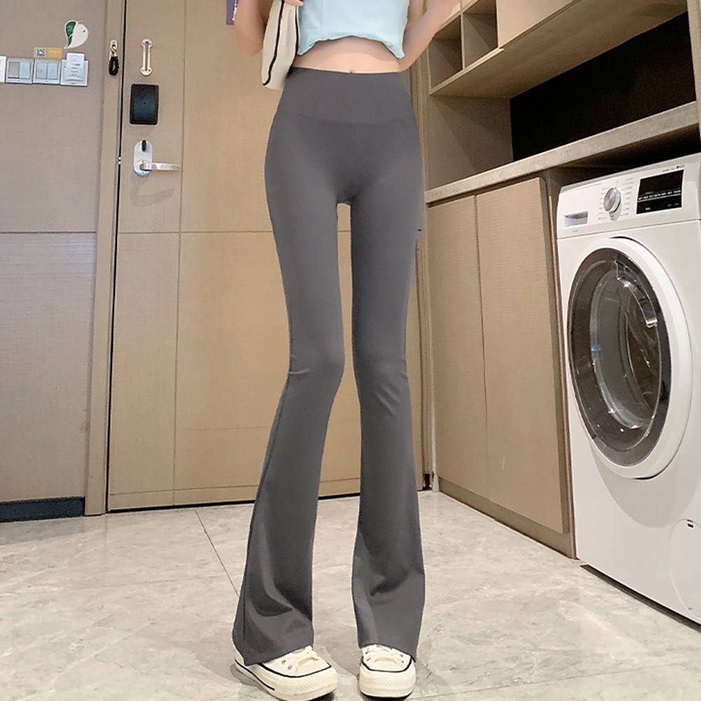 Pantalon de yoga évasé à la liquidation mode pour femme avec taille haute pour sorties décontractées