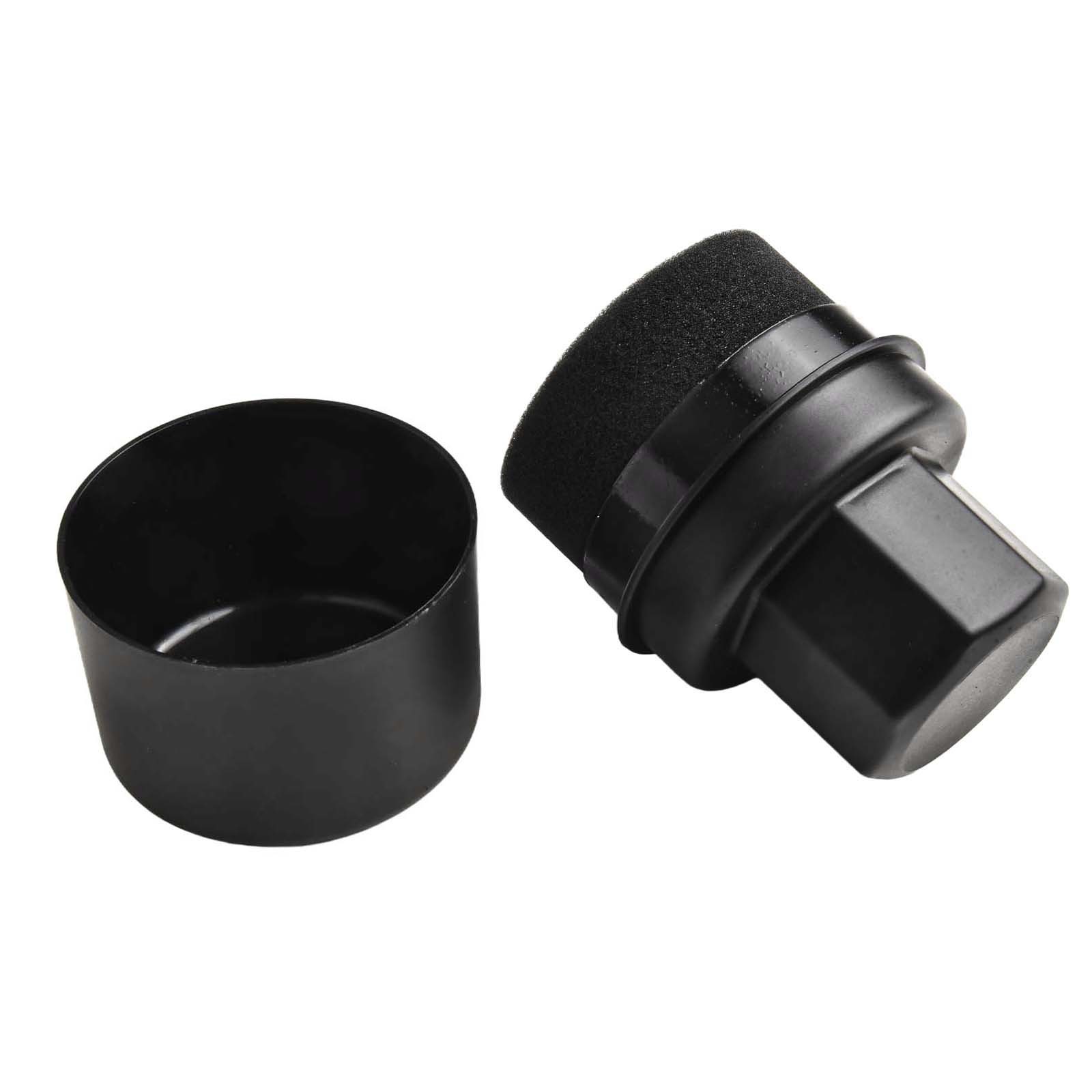 Curved Tire Sponge Brush with Cover for Effective Wheel Polishing and Cleaning - Picture 23 of 38