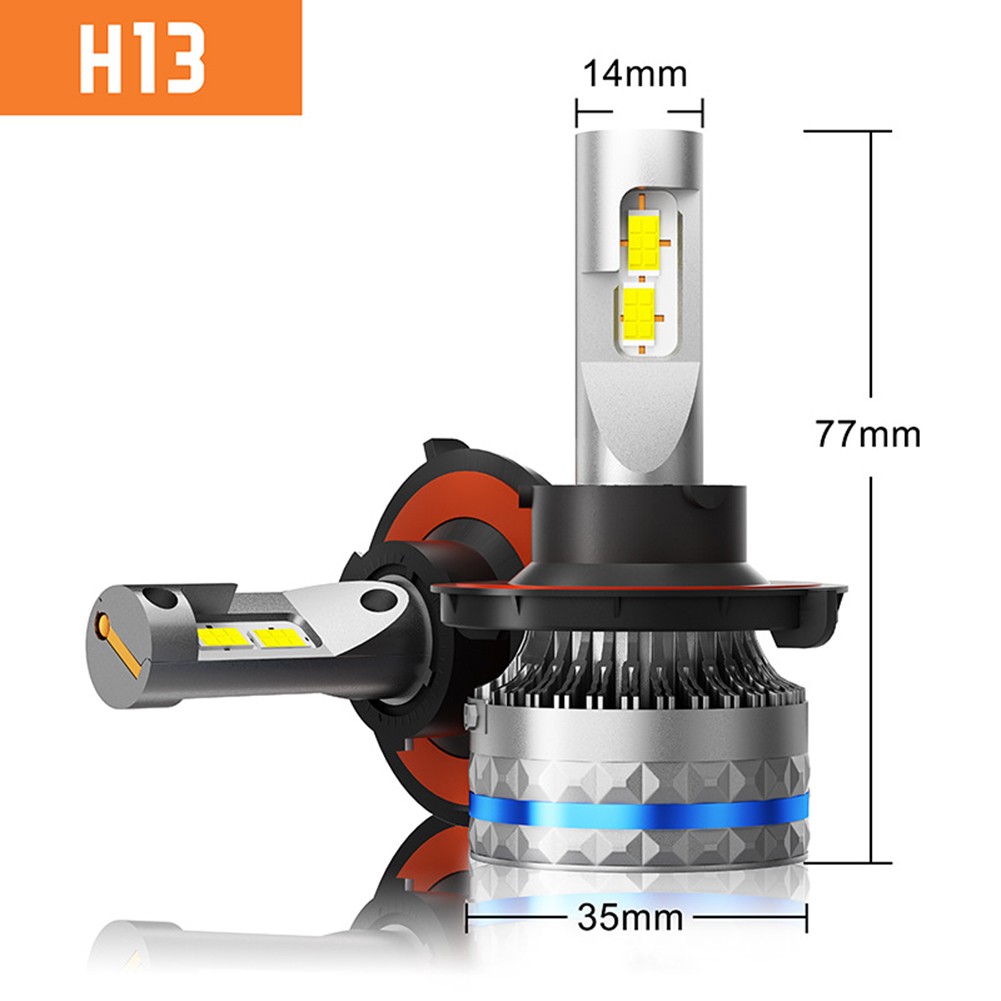 2PCS Waterproof Car LED Headlights in Silver Color for All Weather Use - Picture 13 of 15