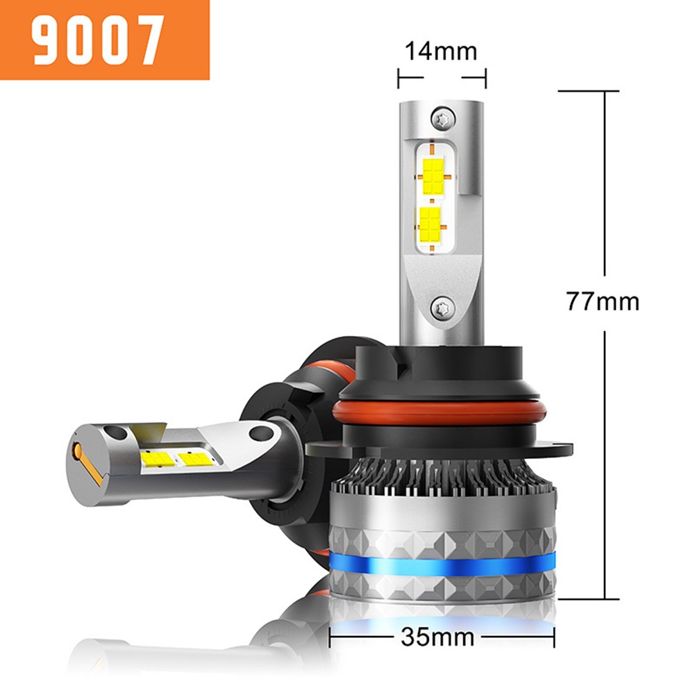 2PCS Waterproof Car LED Headlights in Silver Color for All Weather Use - Picture 15 of 15