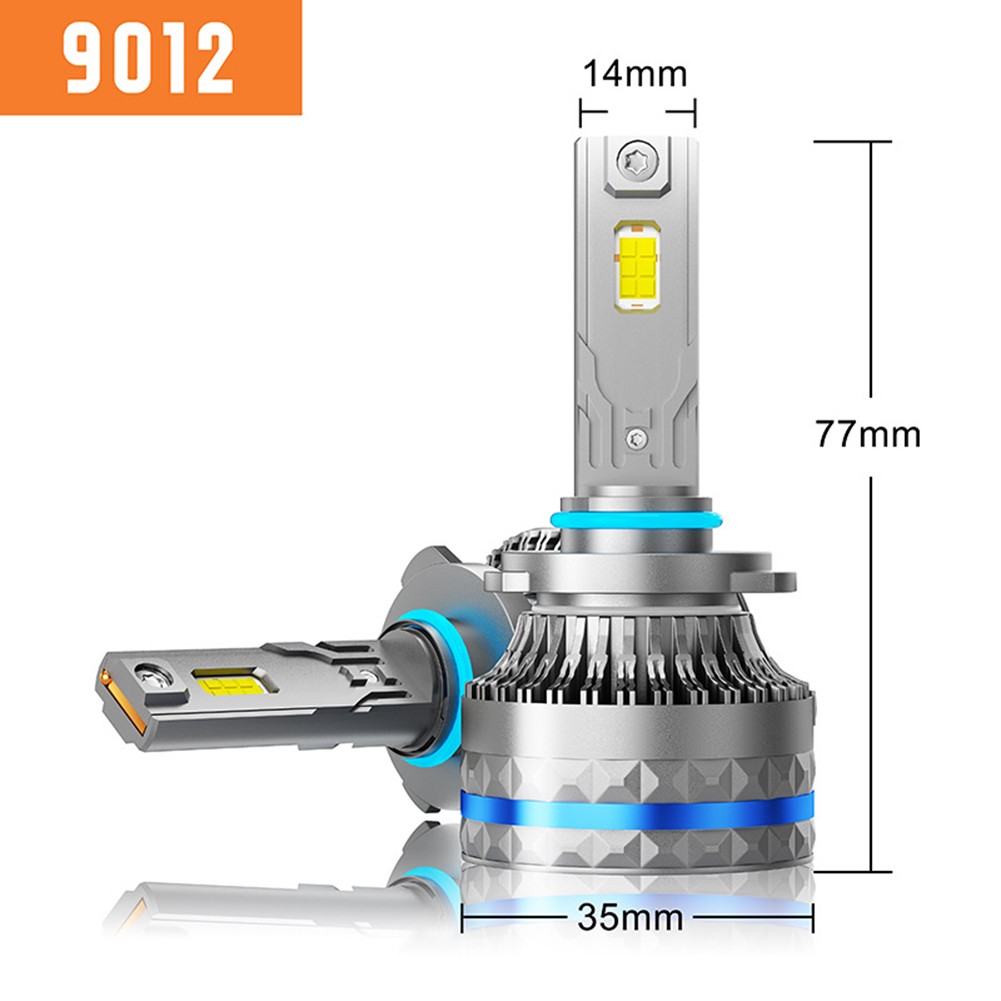 2PCS Waterproof Car LED Headlights in Silver Color for All Weather Use - Picture 10 of 15