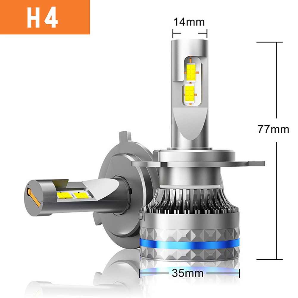2PCS Waterproof Car LED Headlights in Silver Color for All Weather Use - Picture 12 of 15