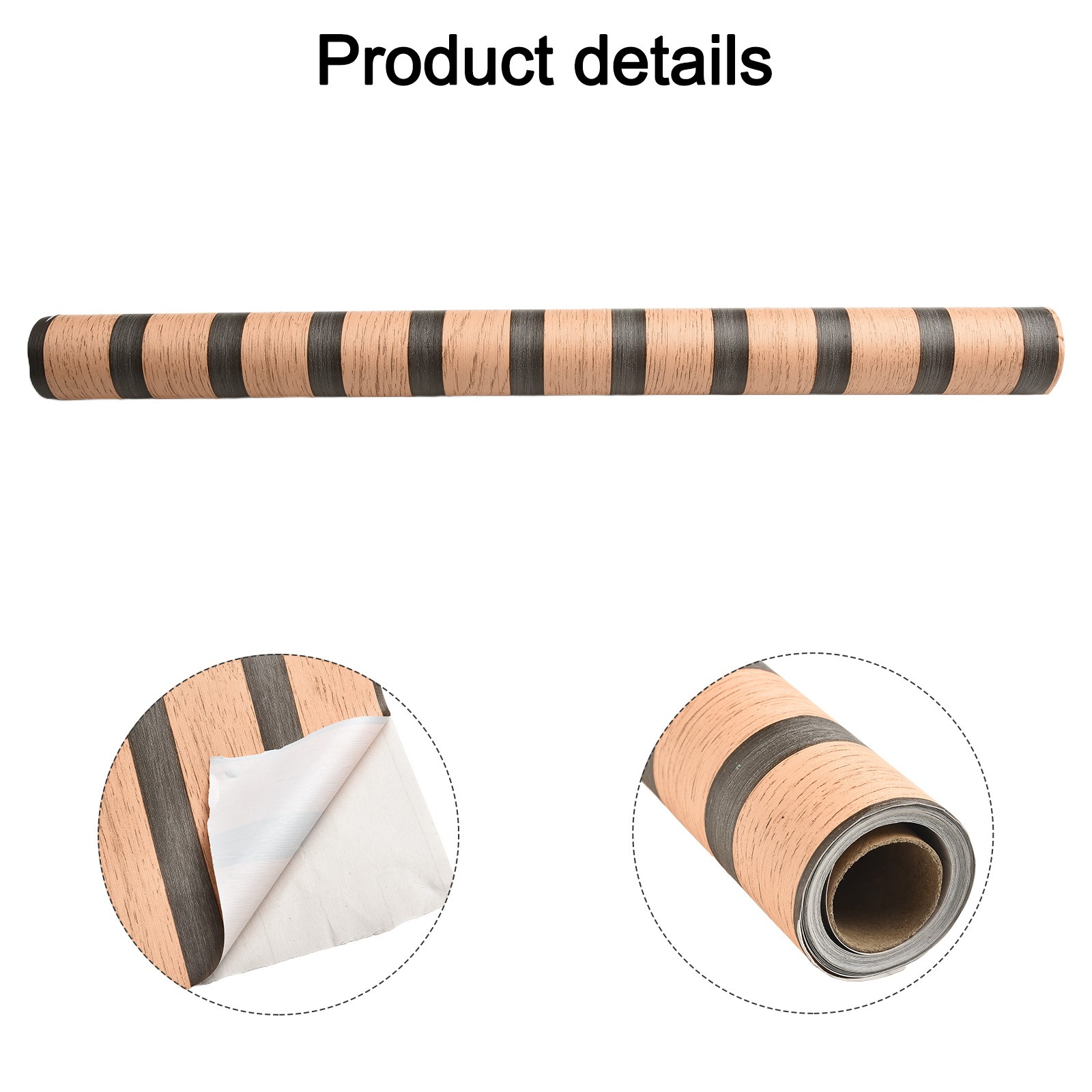 Waterproof 45CM PVC Imitation Wood Grain For Wall Stickers for Interior Use