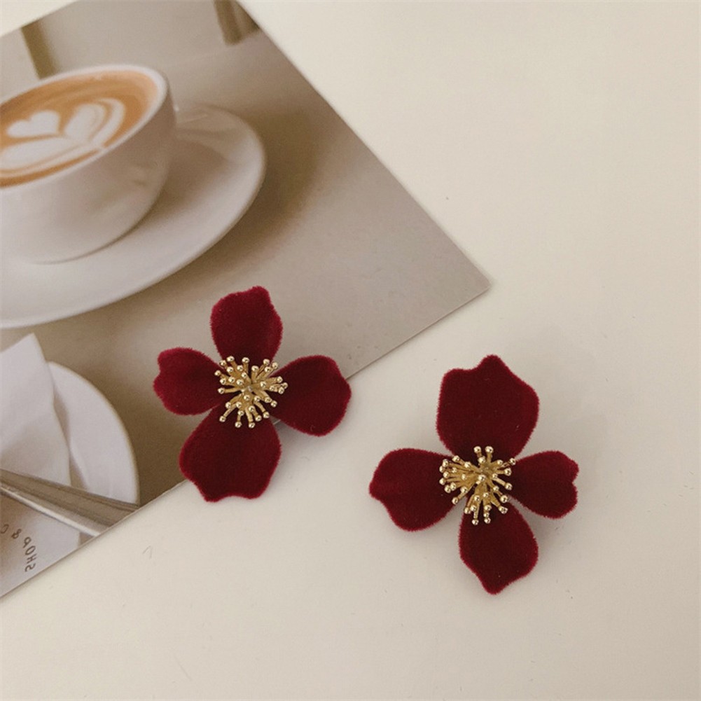 Dazzling Floral Needle Earrings that Compliment Any Outfit Effortlessly - Picture 14 of 14