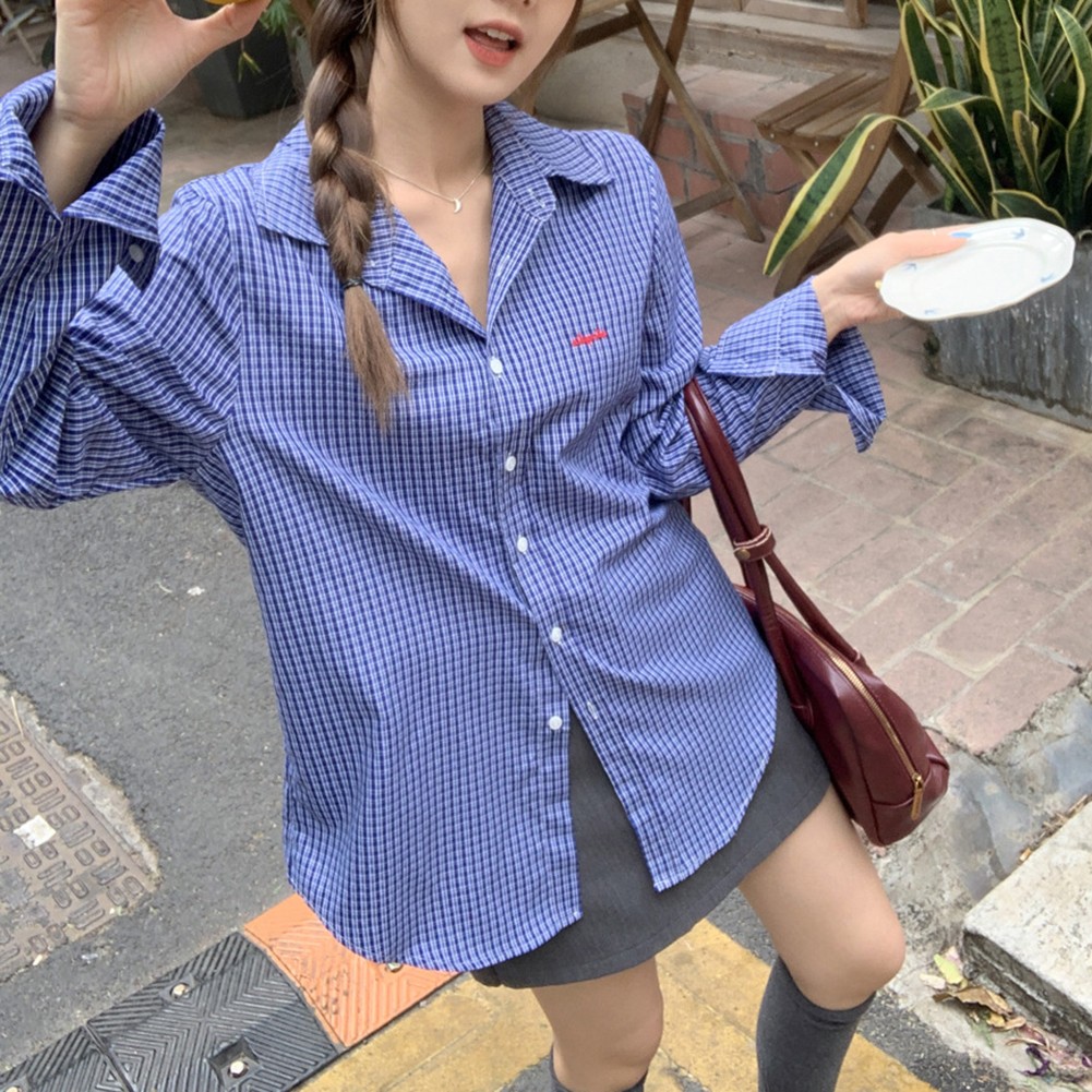 Sophisticated Look Women's Casual Lapel shirt made of comfortable fabric - Picture 8 of 12