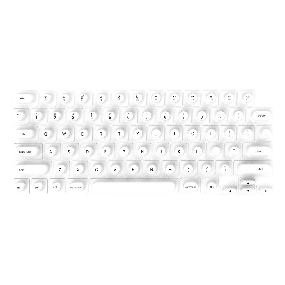 Stylish Silicone Keyboard Cover for Long Nails Compatible with For MacBook Pro - Bild 14 von 15